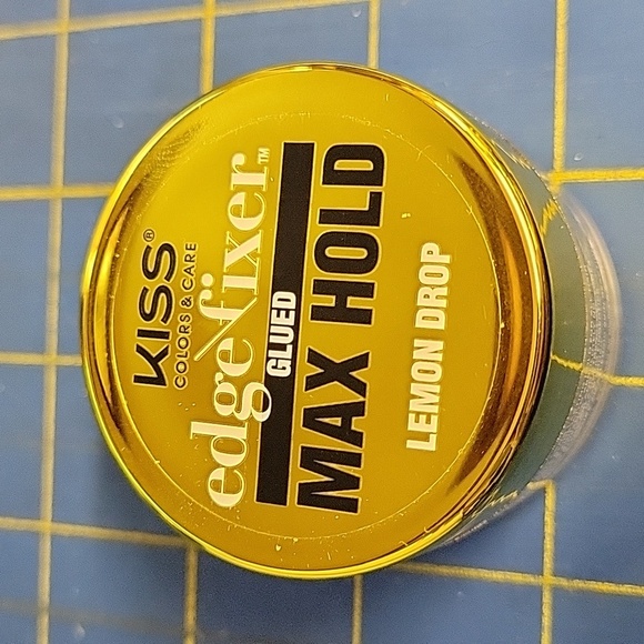 KISS edge Fixer Glued Max Hold Lemon Drop Hair Gel 30ml New - Picture 4 of 5